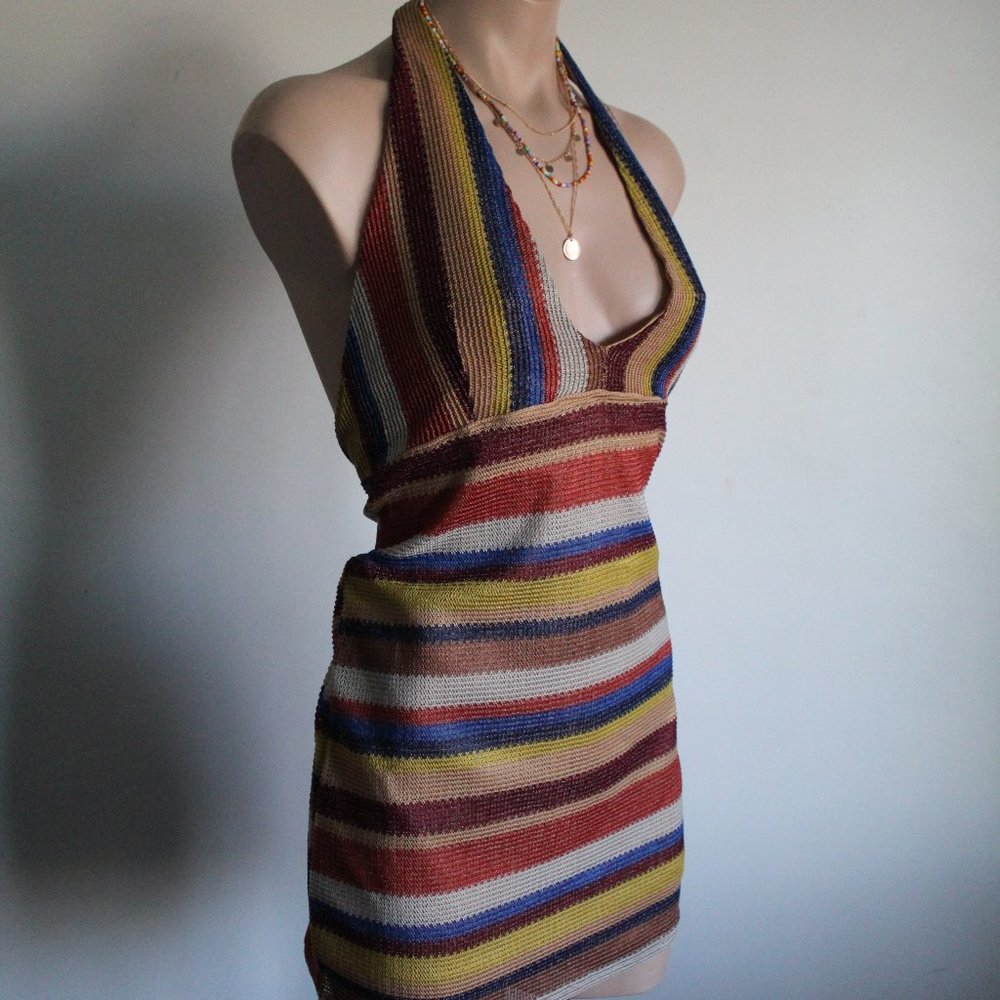 🌞🐚Summer Collection//Crochet Halter mini dress - Picture 6 of 7